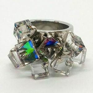 Ladies Swatch Bijoux Love Explosion Ring Size 7